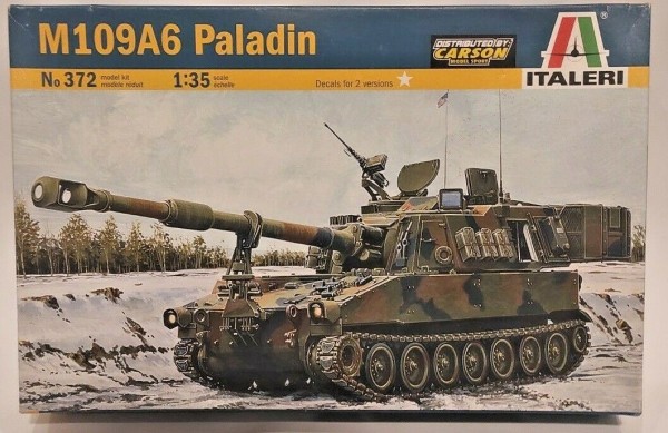 M109A6 Paladin Panzer Tank Italeri No. 372 Maßstab 1:35 Scale 1/35