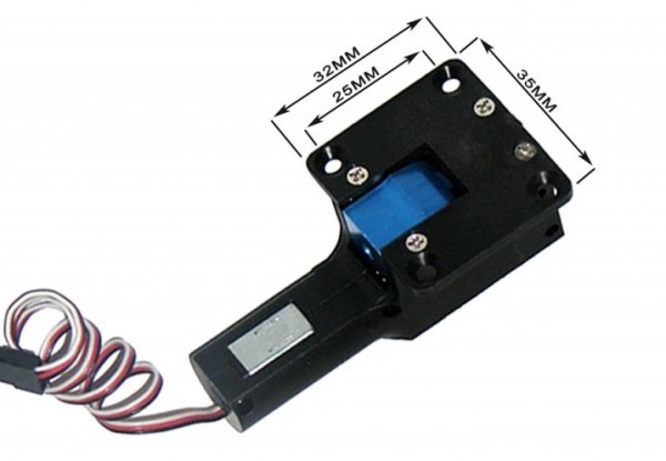 Dynam Electric Retract 3.5kg M4.0 90° Servoless Einziehfahrwerk