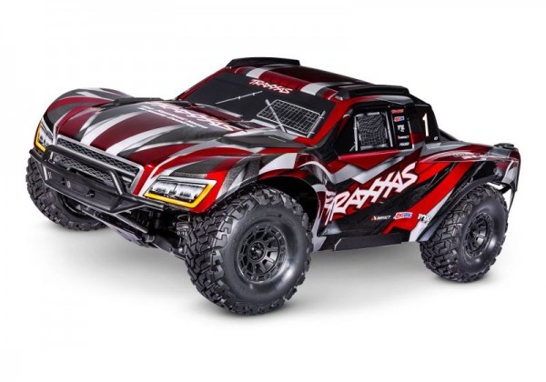 TRAXXAS MAXX-SLASH 6S 4x4 rot 1/8 Short-Course-Truck RTR Brushless, ohne Akku und Ladegerät