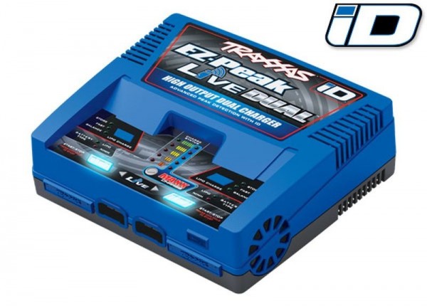 EZ-Peak Live Dual Schnell-Lader, 200W, 26A, NiMH/LiPo bis 4s TRAXXAS mit iD-Akkuerkennung (EU-Versio