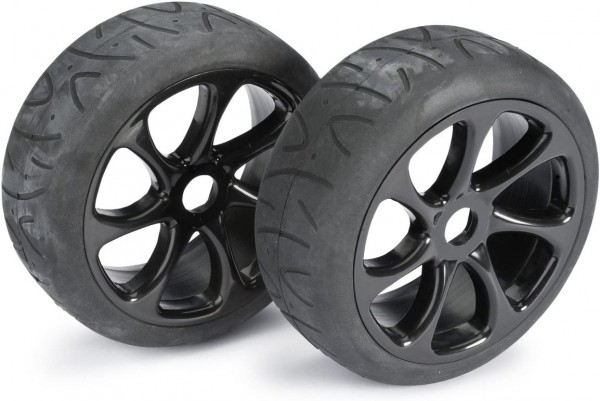 Absima – Wheel Set Buggy 7 Spoke/Street Black 1: 8 (2 Stück)