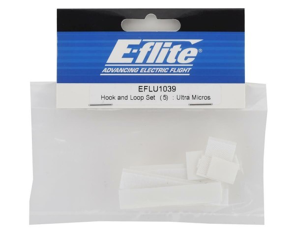 E-flite Ultra Micro Hook & Loop Tape Set (5) [EFLU1039]